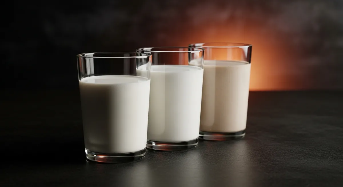 How many calories are in milk?