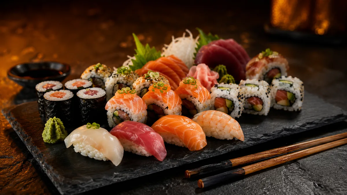 How many calories are in sushi?